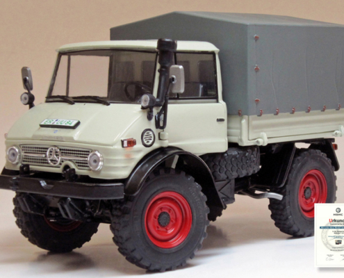 Unimog 406 (U84) miniatuurmodel in schaal 1:#2 van het merk weise toys