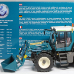 FENDT Xylon 524 with front loader, demonstration tractor in schaal 1:32
