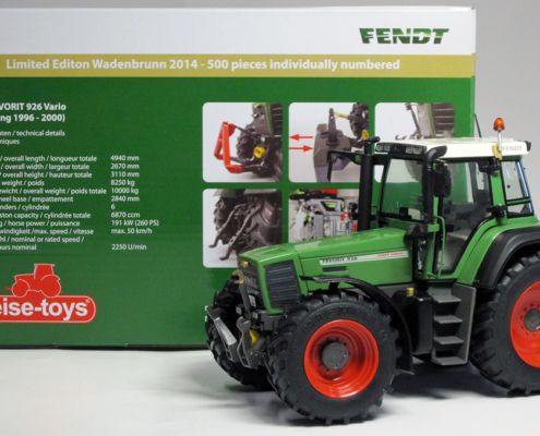 FENDT Favorit 926 Vario (1. Gen.) Wadenbrunn schaalmodel in 1:32 van weise toys