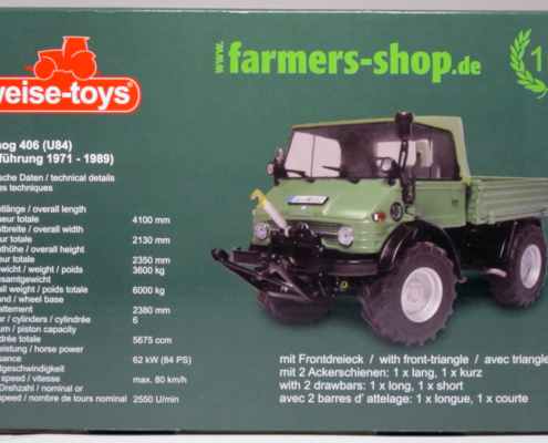 Unimog 406 folding soft top miniatuur van weise toys