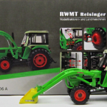 DEUTZ D 52 06 A frontloader miniatuur model in schaal 1:32 van het merk weise toys