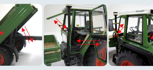 Fendt 360 GT implement carrier with cargo bed